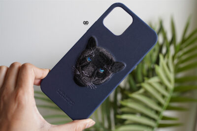 Black Panther Leather Case - Blue For iPhone 12 Pro Max