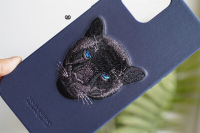 Black Panther Leather Case - Blue For iPhone 12 Pro Max