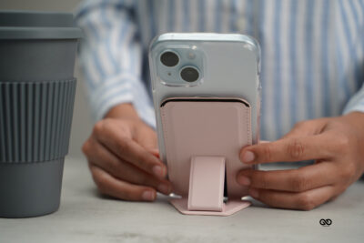 Light Pink MagSafe Wallet Case, Holder and Stand