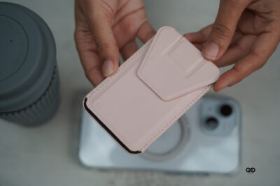 Light Pink MagSafe Wallet Case, Holder and Stand