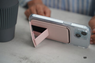 Light Pink MagSafe Wallet Case, Holder and Stand
