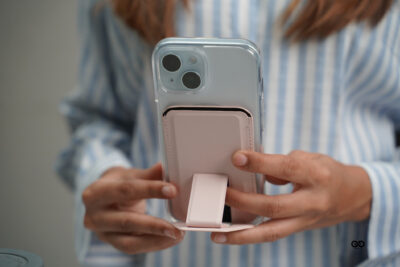 Light Pink MagSafe Wallet Case, Holder and Stand