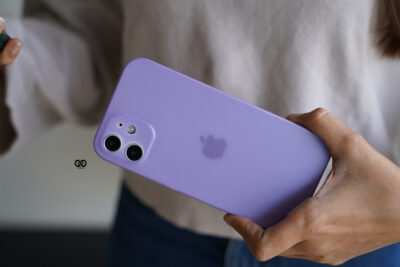 Purple Ultra Thin Case for iPhone 12