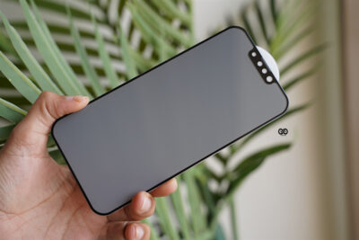 Privacy Tempered Glass with Dustgrill For iPhone 14