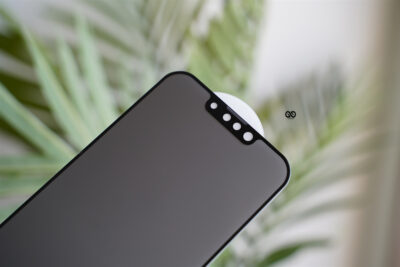 Privacy Tempered Glass with Dustgrill For iPhone 14