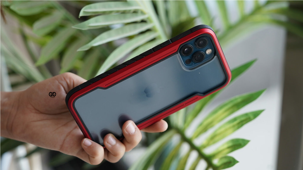 Red Tactical Defense case for iPhone 12 Pro