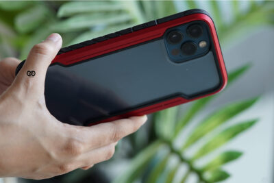 Red Tactical Defense case for iPhone 12 Pro