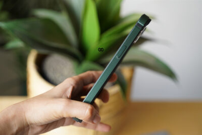 Alpine Green Fiber Bumper for iPhone 12 Mini (Bumper, not a Case)