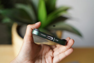 Alpine Green Fiber Bumper for iPhone 12 Mini (Bumper, not a Case)