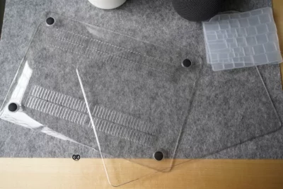 Crystal Clear Case For MacBook Air 13 inch case Without Logo Cut Case For A1466/A1369