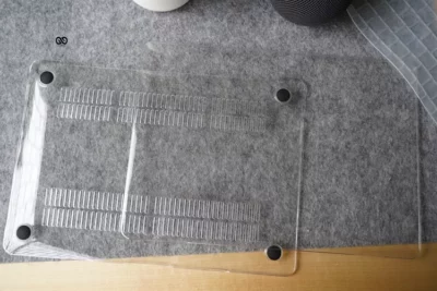 Crystal Clear Case For MacBook Air 13 inch case Without Logo Cut Case For A1466/A1369