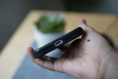 Smoky Black Magsafe Matte Finish Case with Kickstand Ring Feature