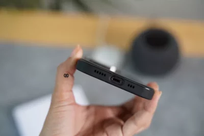 Smoky Black Magsafe Matte Finish Case with Kickstand Ring Feature