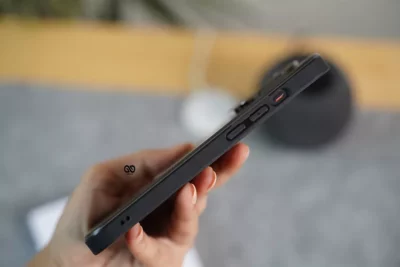 Smoky Black Magsafe Matte Finish Case with Kickstand Ring Feature