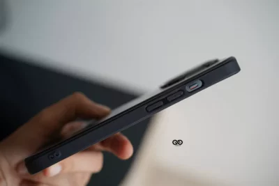 Smoky Black Magsafe Matte Finish Case with Kickstand Ring Feature