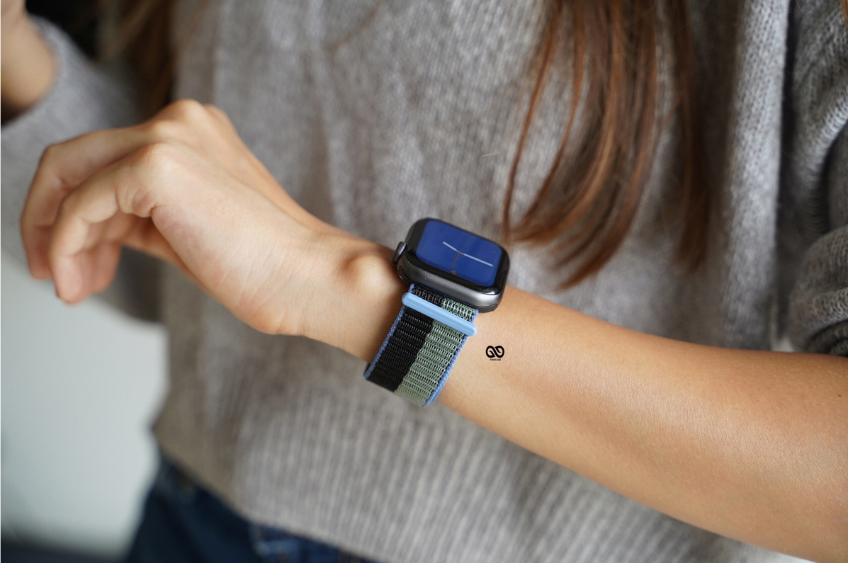 apple watch midnight blue sport loop