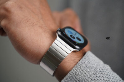 Link Strap Silver Metal Belt Apple Watch 42MM 41MM 40MM Series 4 5 6 7 8 9 10 SE SE 2 Gen