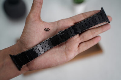 Stainless Steel Metal Chain Strap For Apple Watch 44MM 45MM 46MM Series 4 5 6 7 8 9 10 11 (SE 2 3 Gen)