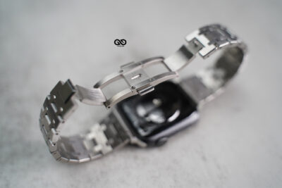 Stainless Steel Metal Chain Strap For Apple Watch 44MM 45MM 46MM Series 4 5 6 7 8 9 10 11 (SE 2 3 Gen)