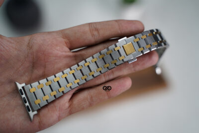 Stainless Steel Metal Chain Strap For Apple Watch 44MM 45MM 46MM Series 4 5 6 7 8 9 10 11 (SE 2 3 Gen)