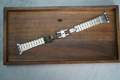 Stainless Steel Metal Chain Strap For Apple Watch 44MM 45MM 46MM Series 4 5 6 7 8 9 10 11 (SE 2 3 Gen)