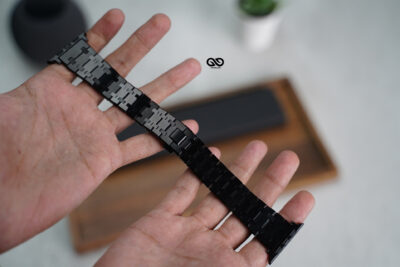 Stainless Steel Metal Chain Strap For Apple Watch 44MM 45MM 46MM Series 4 5 6 7 8 9 10 11 (SE 2 3 Gen)