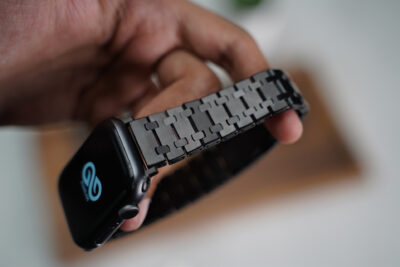 Stainless Steel Metal Chain Strap For Apple Watch 44MM 45MM 46MM Series 4 5 6 7 8 9 10 11 (SE 2 3 Gen)