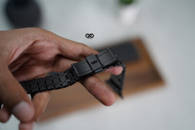 Stainless Steel Metal Chain Strap For Apple Watch 44MM 45MM 46MM Series 4 5 6 7 8 9 10 11 (SE 2 3 Gen)