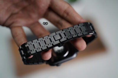 Stainless Steel Metal Chain Strap For Apple Watch 44MM 45MM 46MM Series 4 5 6 7 8 9 10 11 (SE 2 3 Gen)