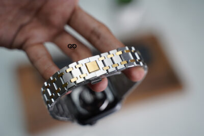 Stainless Steel Metal Chain Strap For Apple Watch 44MM 45MM 46MM Series 4 5 6 7 8 9 10 11 (SE 2 3 Gen)