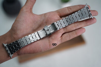 Stainless Steel Metal Chain Strap For Apple Watch 44MM 45MM 46MM Series 4 5 6 7 8 9 10 11 (SE 2 3 Gen)