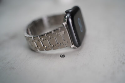 Stainless Steel Metal Chain Strap For Apple Watch 44MM 45MM 46MM Series 4 5 6 7 8 9 10 11 (SE 2 3 Gen)