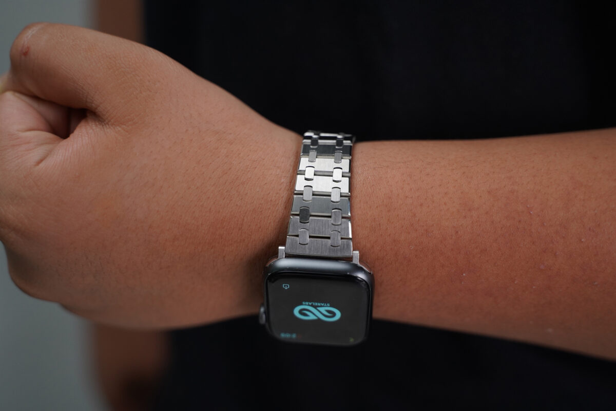 Stainless Steel Metal Chain Strap For Apple Watch 42MM 41MM 40MM Series 4 5 6 7 8 9 10 SE SE 2 Gen