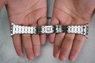 Stainless Steel Metal Chain Strap For Apple Watch 44MM 45MM 46MM Series 4 5 6 7 8 9 10 11 (SE 2 3 Gen)