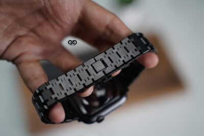 Stainless Steel Metal Chain Strap For Apple Watch 44MM 45MM 46MM Series 4 5 6 7 8 9 10 11 (SE 2 3 Gen)