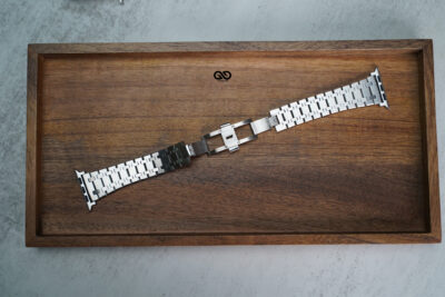 Stainless Steel Metal Chain Strap For Apple Watch 44MM 45MM 46MM Series 4 5 6 7 8 9 10 11 (SE 2 3 Gen)