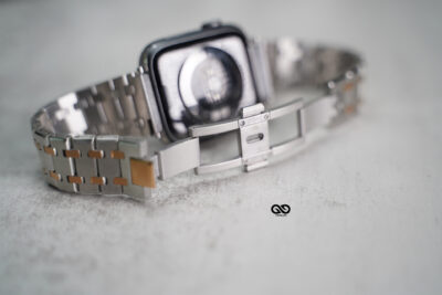 Stainless Steel Metal Chain Strap For Apple Watch 44MM 45MM 46MM Series 4 5 6 7 8 9 10 11 (SE 2 3 Gen)