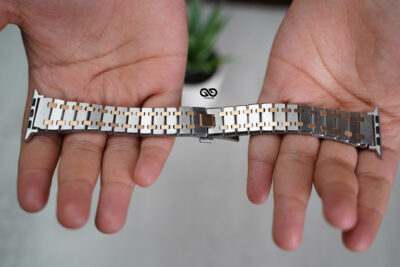 Stainless Steel Metal Chain Strap For Apple Watch 44MM 45MM 46MM Series 4 5 6 7 8 9 10 11 (SE 2 3 Gen)