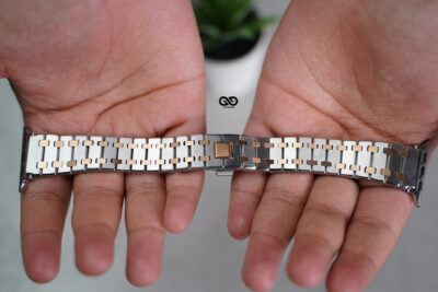 Stainless Steel Metal Chain Strap For Apple Watch 44MM 45MM 46MM Series 4 5 6 7 8 9 10 11 (SE 2 3 Gen)