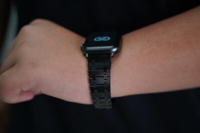 Stainless Steel Metal Chain Strap For Apple Watch 44MM 45MM 46MM Series 4 5 6 7 8 9 10 11 (SE 2 3 Gen)