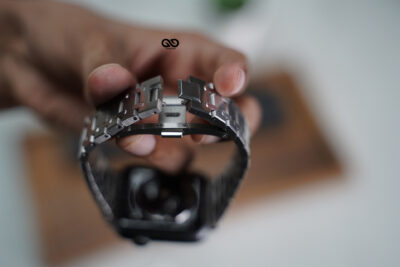 Stainless Steel Metal Chain Strap For Apple Watch 44MM 45MM 46MM Series 4 5 6 7 8 9 10 11 (SE 2 3 Gen)