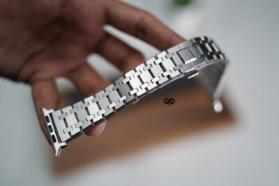 Stainless Steel Metal Chain Strap For Apple Watch 44MM 45MM 46MM Series 4 5 6 7 8 9 10 11 (SE 2 3 Gen)