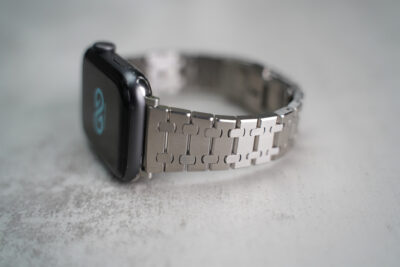 Stainless Steel Metal Chain Strap For Apple Watch 44MM 45MM 46MM Series 4 5 6 7 8 9 10 11 (SE 2 3 Gen)