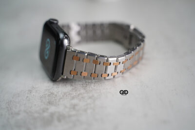 Stainless Steel Metal Chain Strap For Apple Watch 44MM 45MM 46MM Series 4 5 6 7 8 9 10 11 (SE 2 3 Gen)