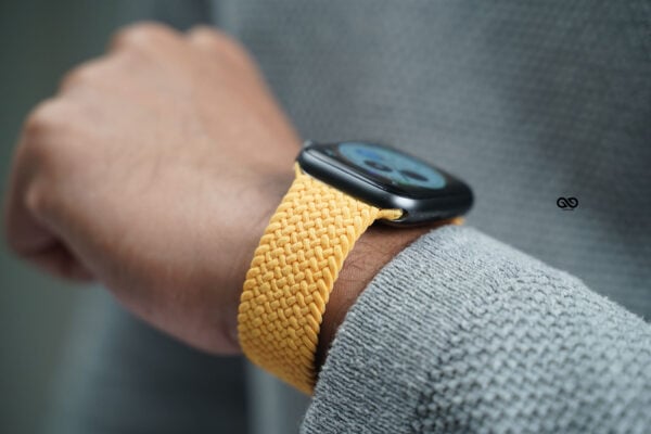 Maize Braided Solo Loop For Apple Watch 44MM 45MM 46MM Series 4 5 6 7 8 9 10 SE SE 2 Gen