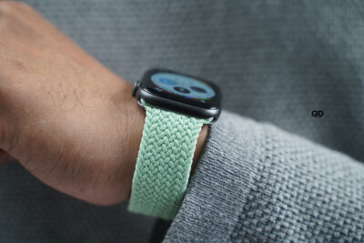 Pistachio Braided Solo Loop For Apple Watch 44MM 45MM 46MM Series 4 5 6 7 8 9 10 11 (SE 2 3 Gen)