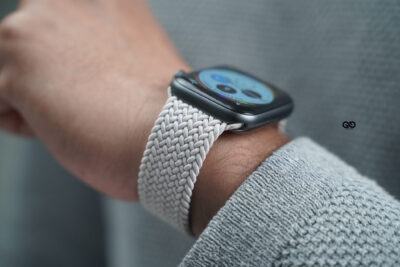 Starlight Braided Solo Loop For Apple Watch 44MM 45MM 46MM Series 4 5 6 7 8 9 10 11 (SE 2 3 Gen)