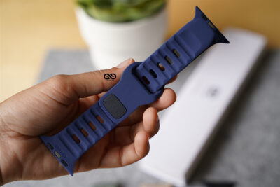 Deep Navy Waterproof Silicone Sports Bands for Apple Watch 42MM 41MM 40MM Series 4 5 6 7 8 9 10 11 SE SE 2 Gen