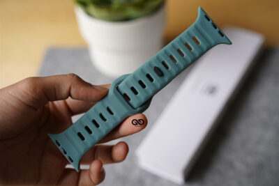 Sea Green Waterproof Silicone Sports Bands for Apple Watch 42MM 41MM 40MM Series 4 5 6 7 8 9 10 11 SE SE 2 Gen