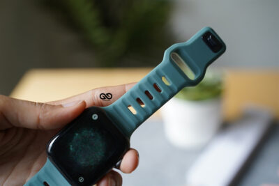 Sea Green Waterproof Silicone Sports Bands for Apple Watch 42MM 41MM 40MM Series 4 5 6 7 8 9 10 11 SE SE 2 Gen